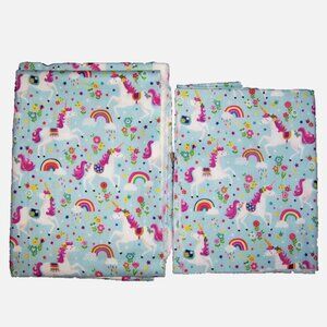 Daydream Unicorns Sewing Quilting Fabric Makower UK NEW 1.5 yards + 32" remnant
